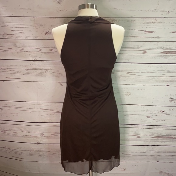 Beautiful brown and gold dress - Picture 4 of 4